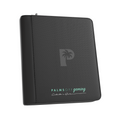Palms Off Gaming - Collector's Series Top Loader Zip Binder - 4 Pocket - Black