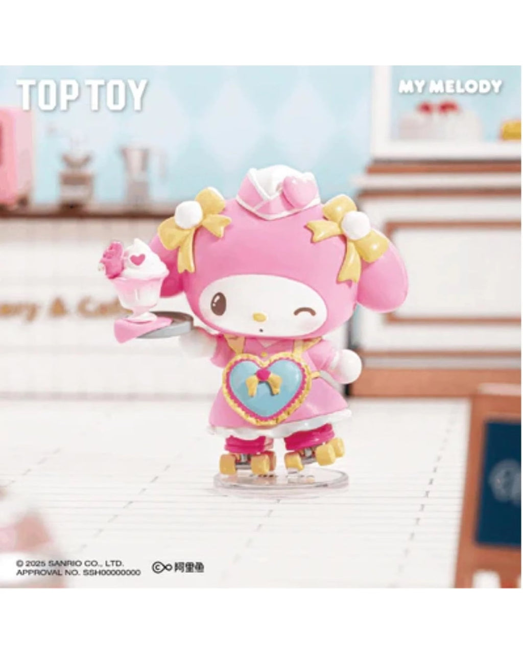 Sanrio Characters Roller Skating Restaurant Vinyl Figures Blind Box