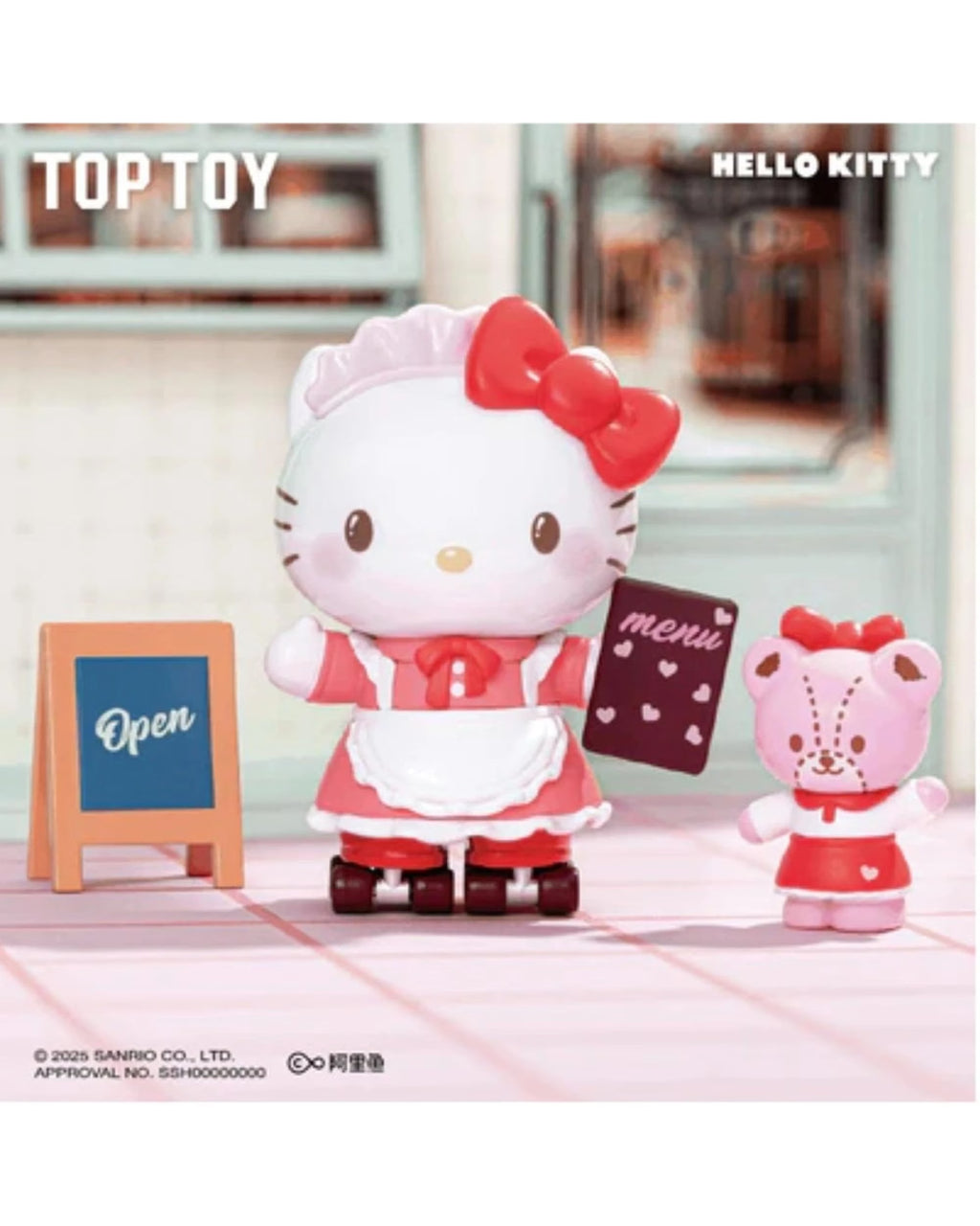 Sanrio Characters Roller Skating Restaurant Vinyl Figures Blind Box