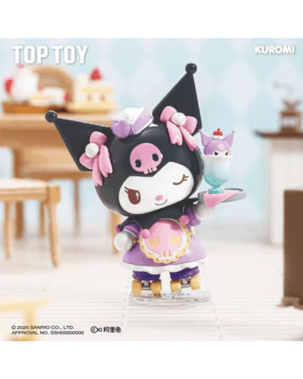 Sanrio Characters Roller Skating Restaurant Vinyl Figures Blind Box