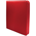 ULTRA PRO Binder - 12 pocket Zippered PRO Binder- Red