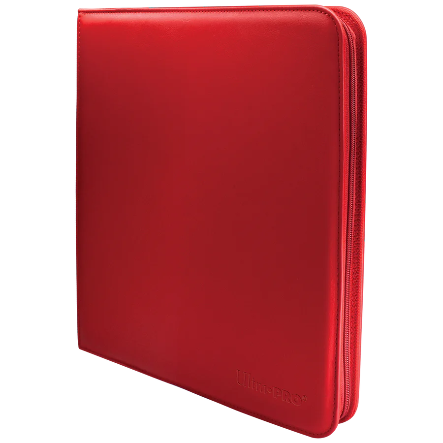 ULTRA PRO Binder - 12 pocket Zippered PRO Binder- Red