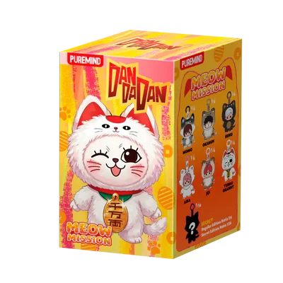 Puremind x Dan Da Dan - Meow Mission Vinyl Plush