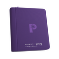 Palms Off Gaming - Collector's Series Top Loader Zip Binder - 4 Pocket - Purple