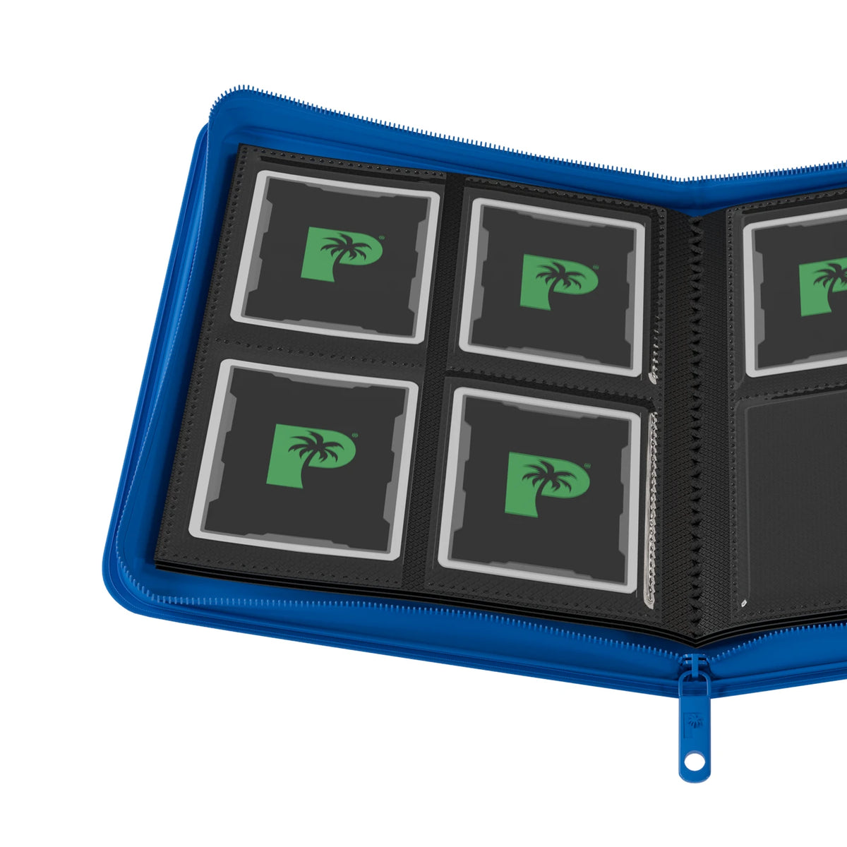 Palms Off Gaming - Collector's Series 4 Pocket Zip Binder - Blue