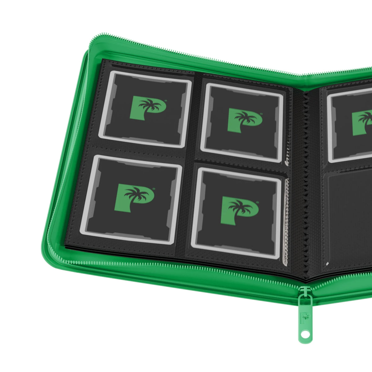 Palms Off Gaming - Collector's Series 4 Pocket Zip Binder - Green