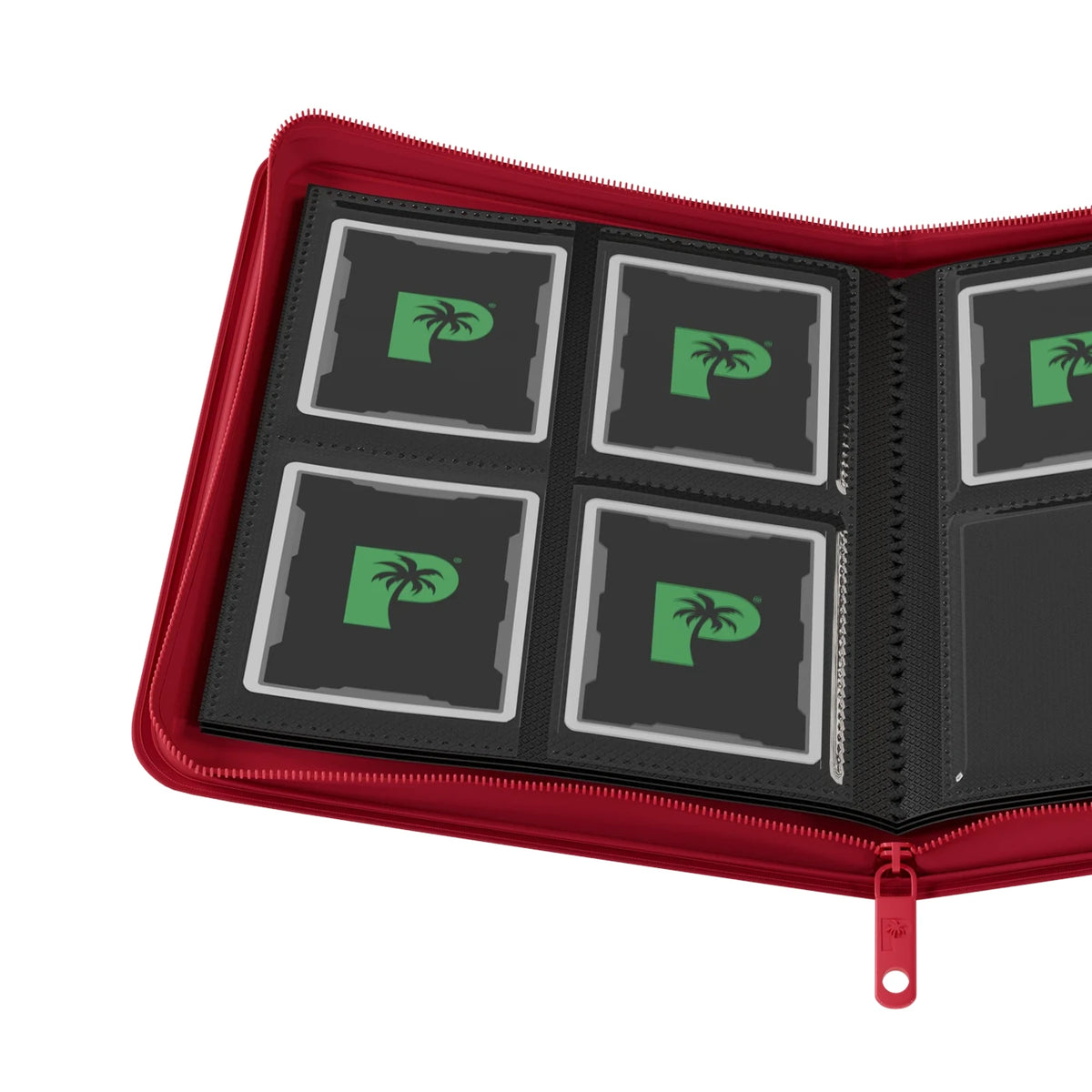Palms Off Gaming - Collector's Series 4 Pocket Zip Binder - Red