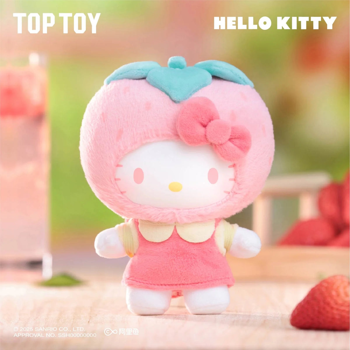 Hello Kitty Fruity Paradise Vinyl Plush Keychain Blind Box