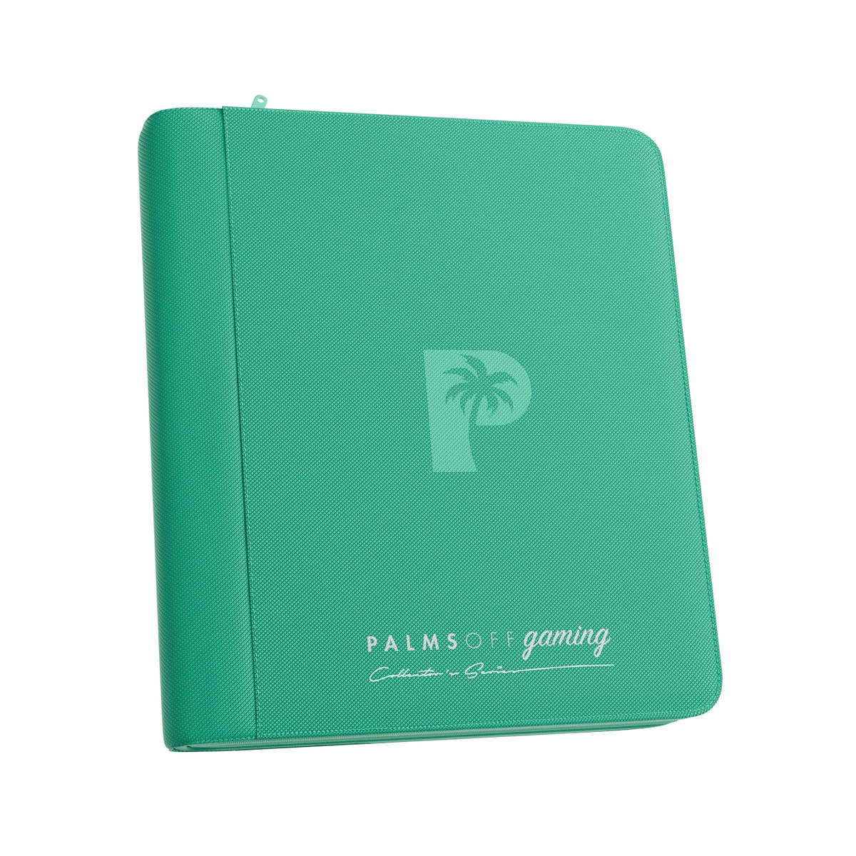 Palms Off Gaming - Collector's Series Top Loader Zip Binder - 4 Pocket - Turquoise