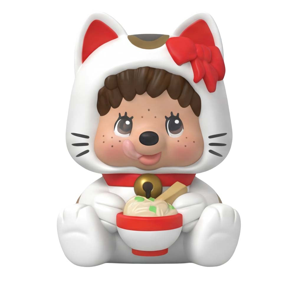 Rokimoto Monchhichi Lucky Cat Mystery Collectible