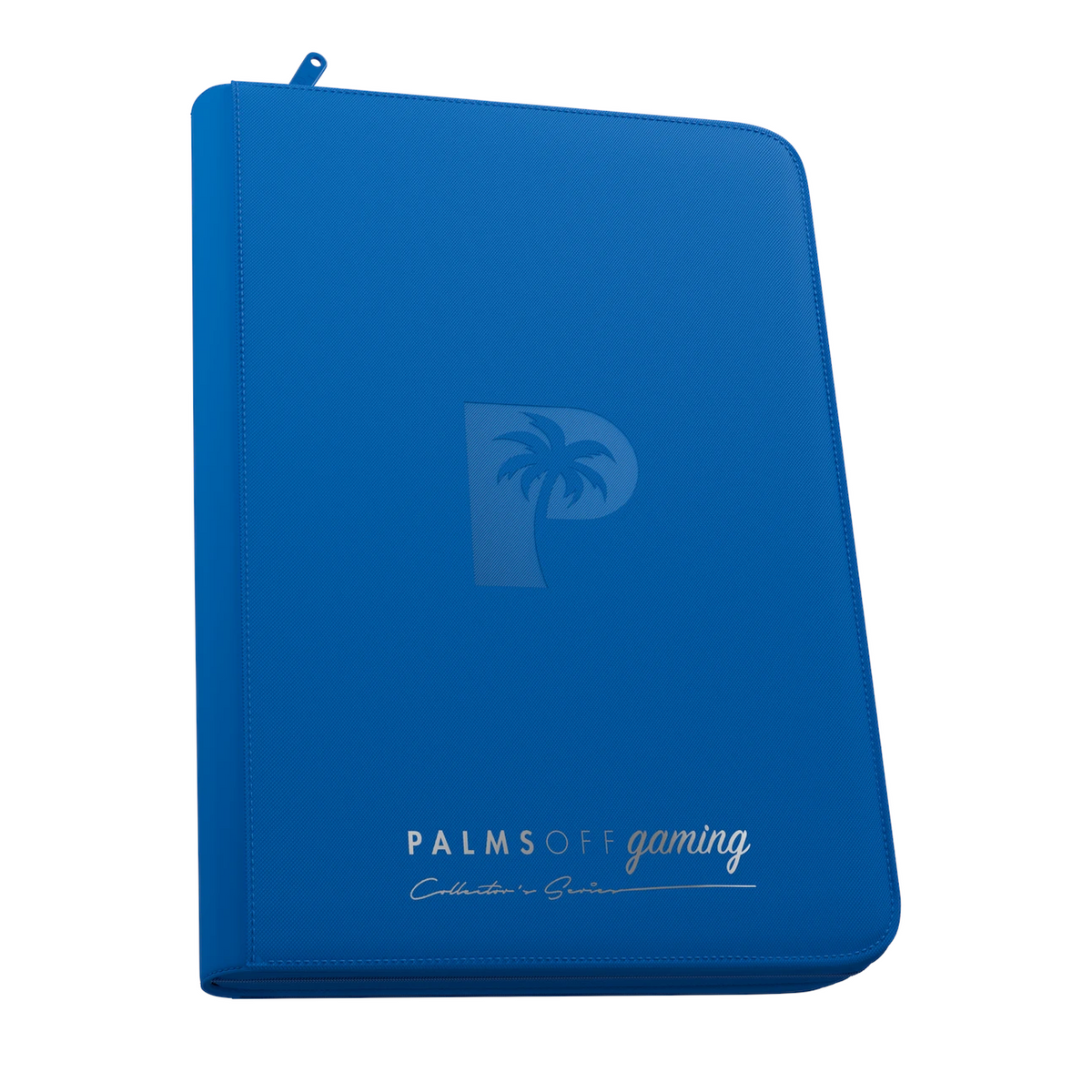Palms Off Gaming - Collector's Series Top Loader Zip Binder - 9 Pocket - Blue