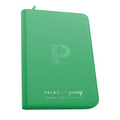 Palms Off Gaming - Collector's Series Top Loader Zip Binder - 9 Pocket - Green