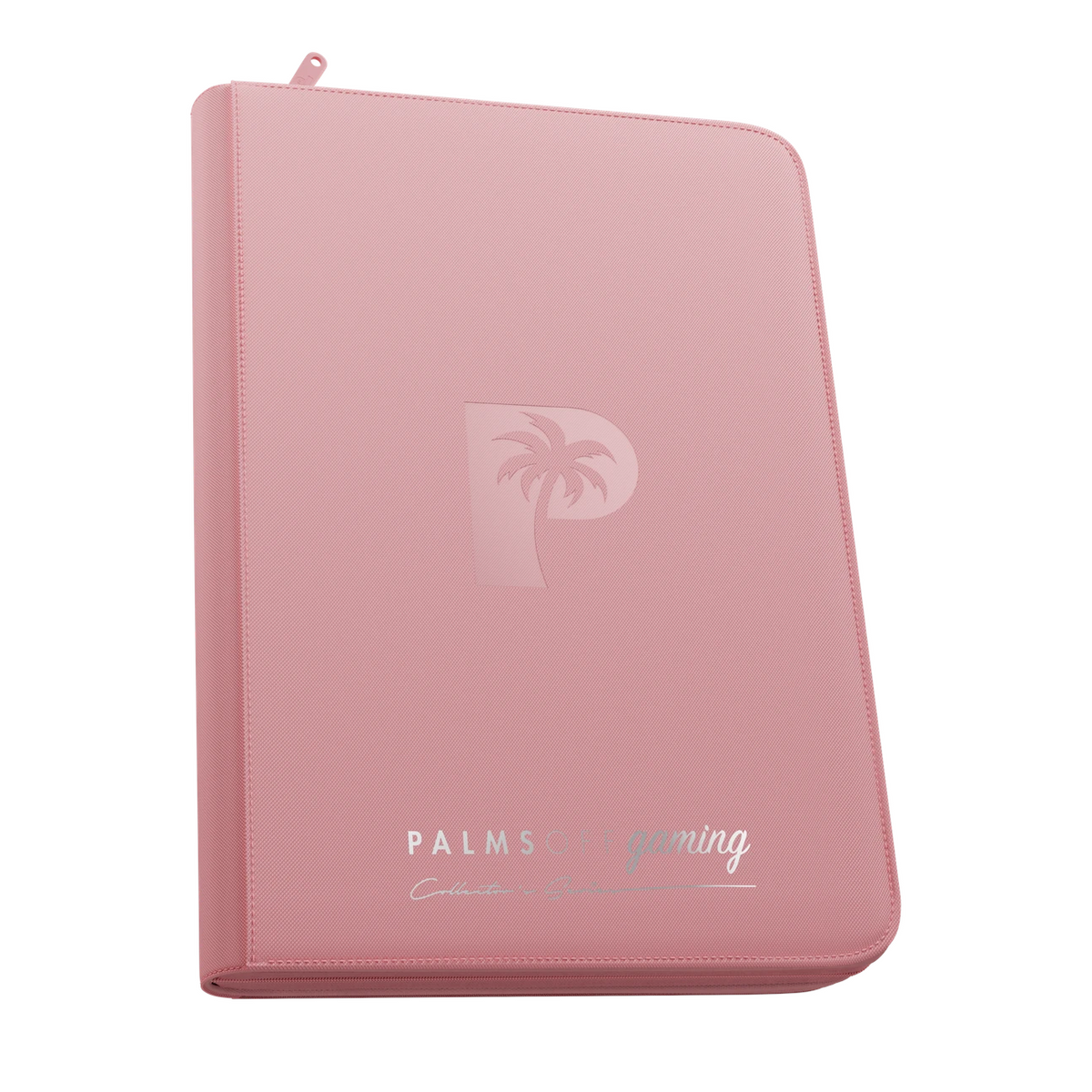 Palms Off Gaming - Collector's Series Top Loader Zip Binder - 9 Pocket - Pink