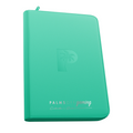 Palms Off Gaming - Collector's Series Top Loader Zip Binder - 9 Pocket - Turquoise