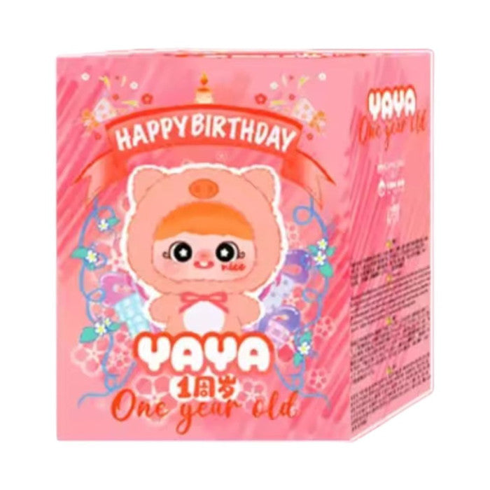 Baby Three X YAYA - One Year Old Plush Pendant Happy Birthday