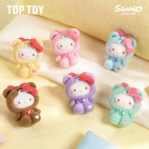 Hello Kitty & Friends - Pajamas Blind Box Plush Keychain (Single Unit)