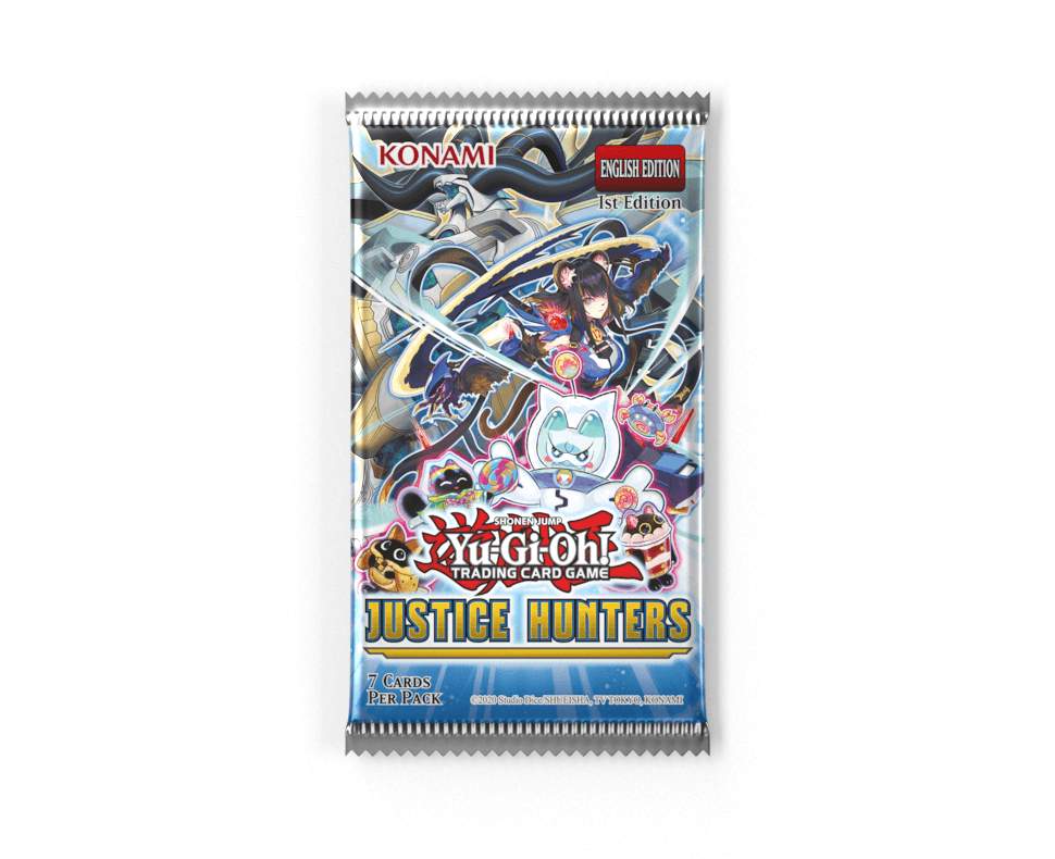YuGiOh Justice Hunters - 7 x Card Booster Box