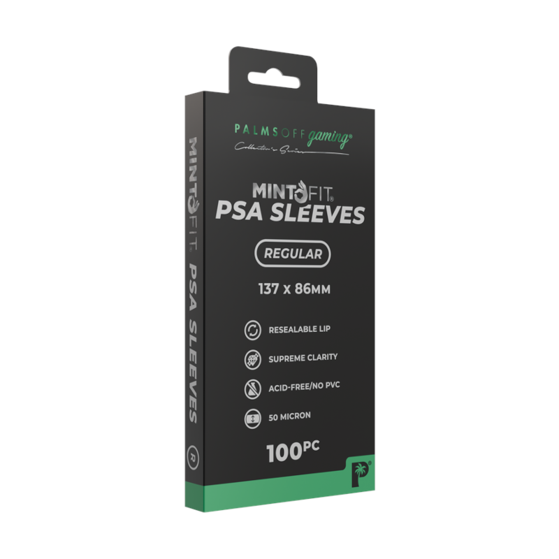 Palms Off Gaming - MintFit PSA Graded Card Sleeves - Regular 100pc
