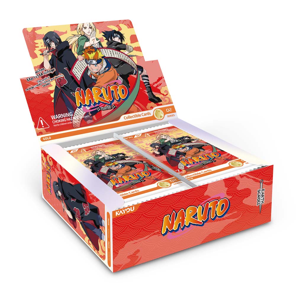 Naruto Kayou Smriti Collectible Cards Earth Scroll Series 2 Booster Box