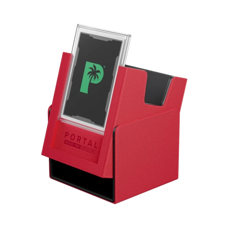 Palms Off Gaming - Portal Nexus 100+ Deck Box - Red