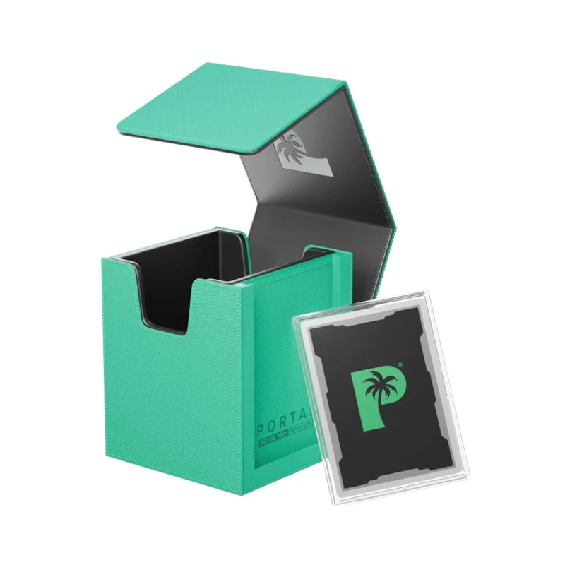 Palms Off Gaming - Portal Nexus 100+ Deck Box - Turquoise