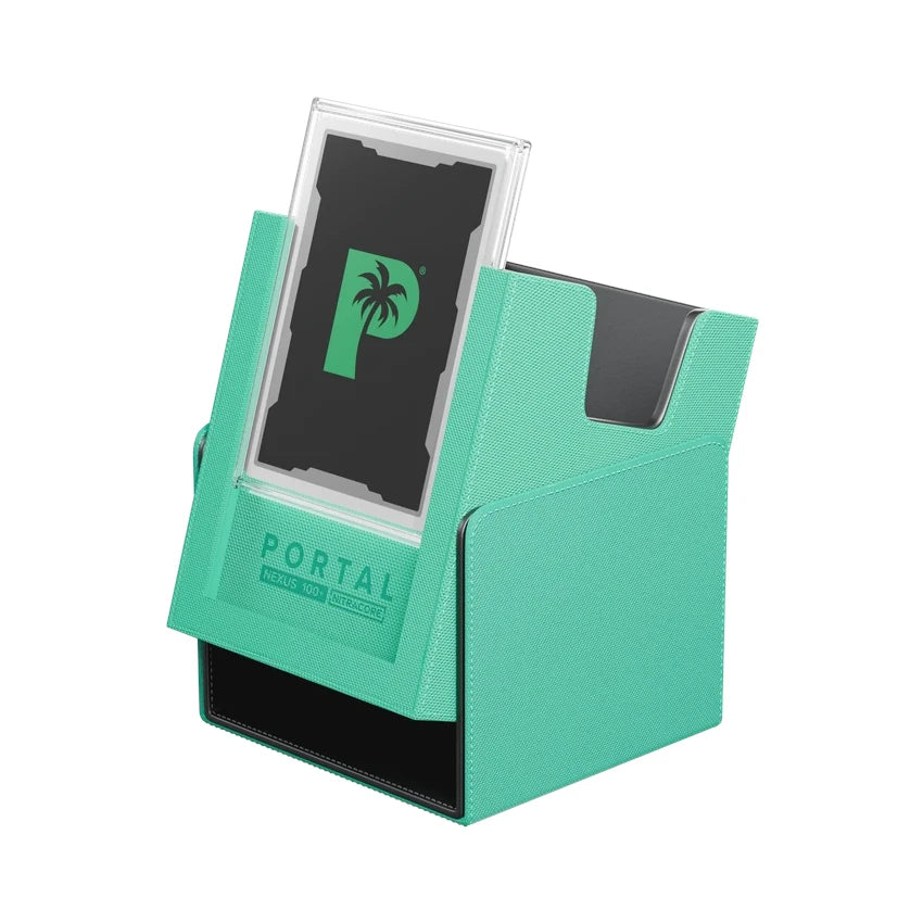 Palms Off Gaming - Portal Nexus 100+ Deck Box - Turquoise