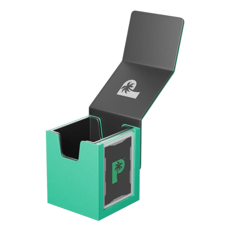 Palms Off Gaming - Portal Nexus 100+ Deck Box - Turquoise