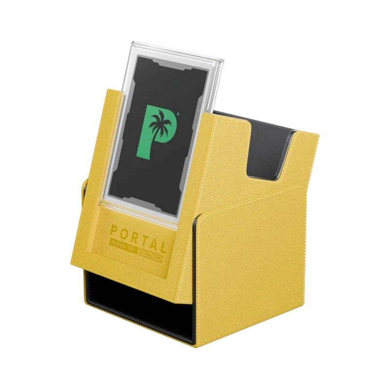 Palms Off Gaming - Portal Nexus 100+ Deck Box - Yellow