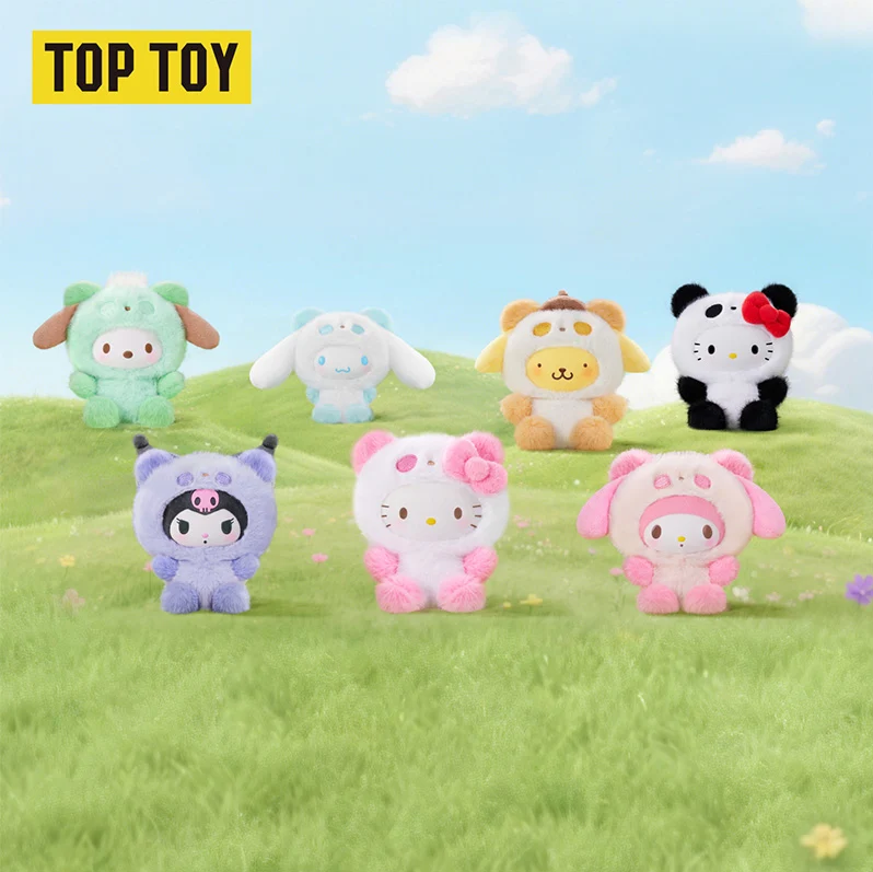 Sanrio Characters Colourful Panda Series Plush Pendant Blind Box