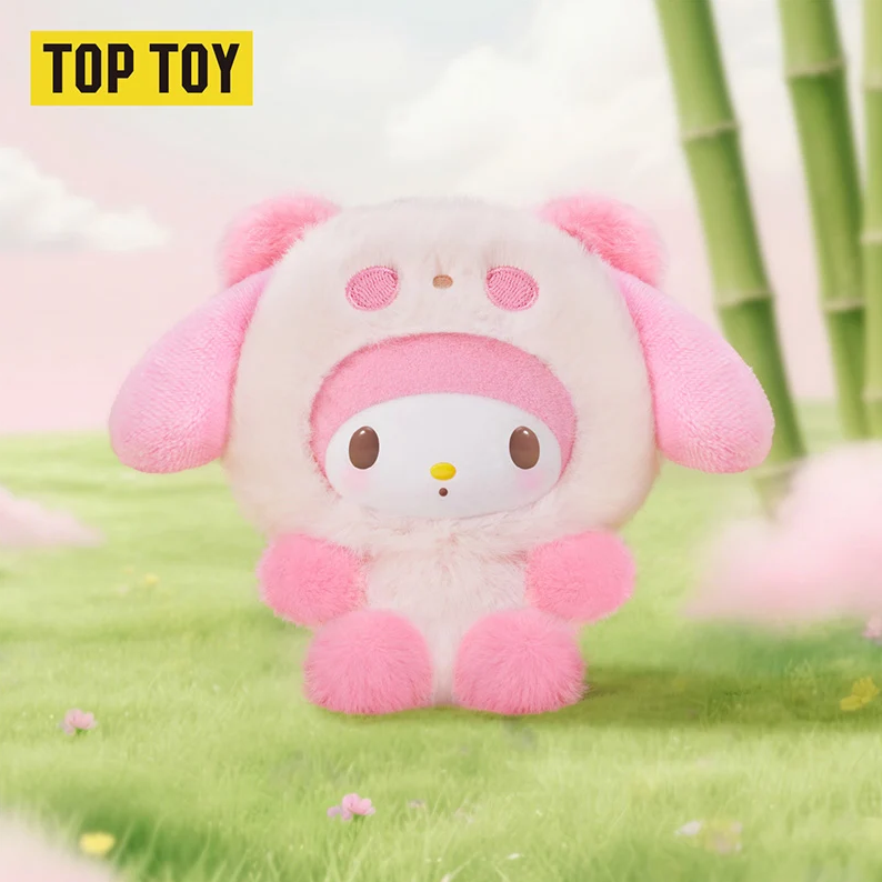 Sanrio Characters Colourful Panda Series Plush Pendant Blind Box