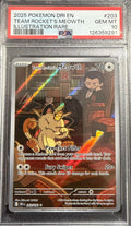 TEAM ROCKETS MEOWTH #203 DESTINED RIVALS PSA10