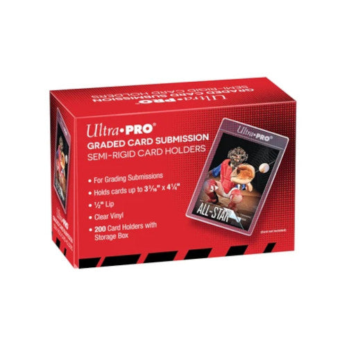 Ultra Pro - Graded Card Submission Semi Rigid Card Holders - 200 pack