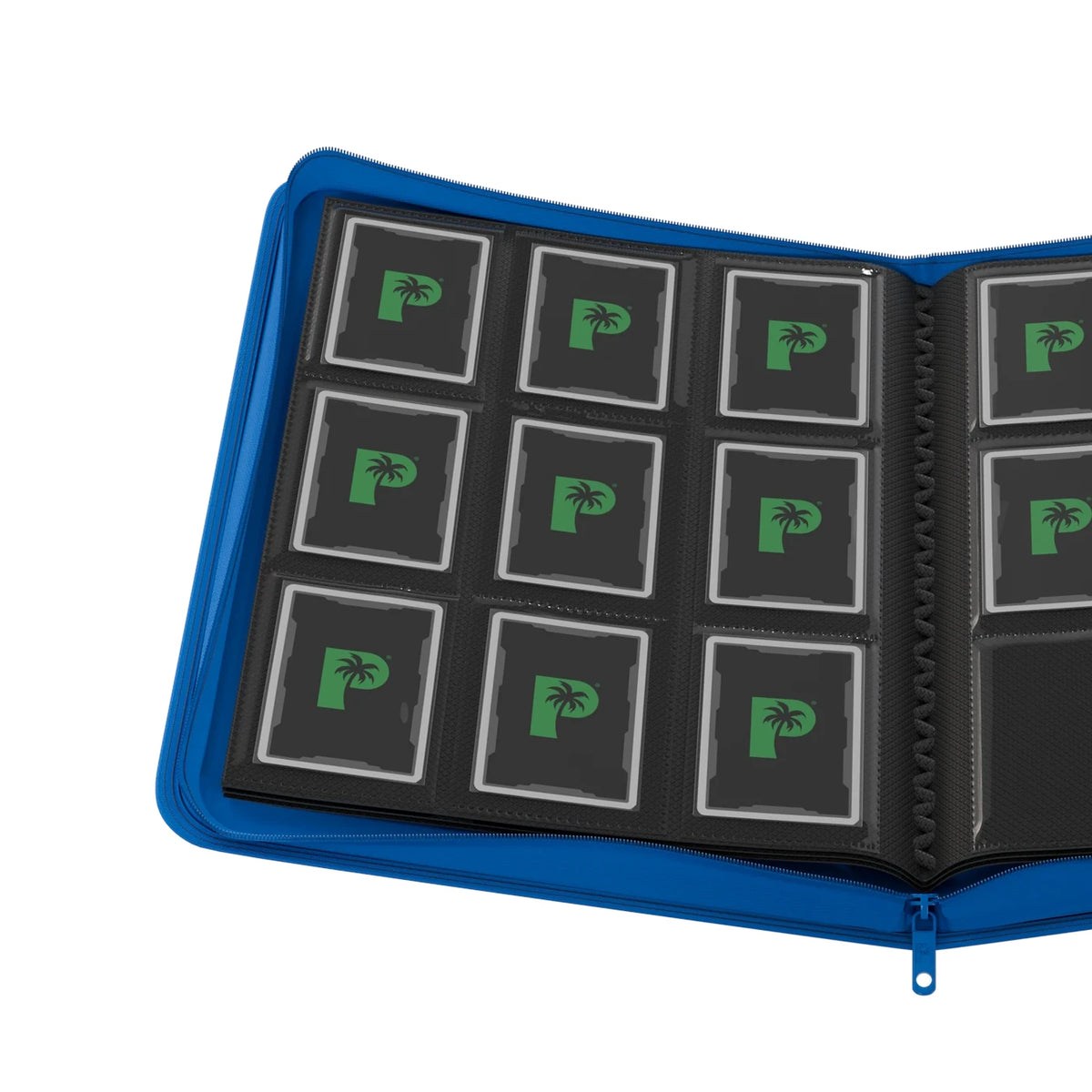 Palms Off Gaming - Collector's Series 9 Pocket Zip Binder - Blue
