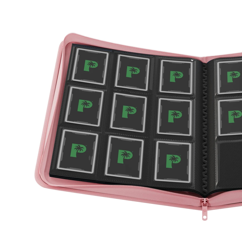 Palms Off Gaming - Collector's Series 9 Pocket Zip Binder - Pink