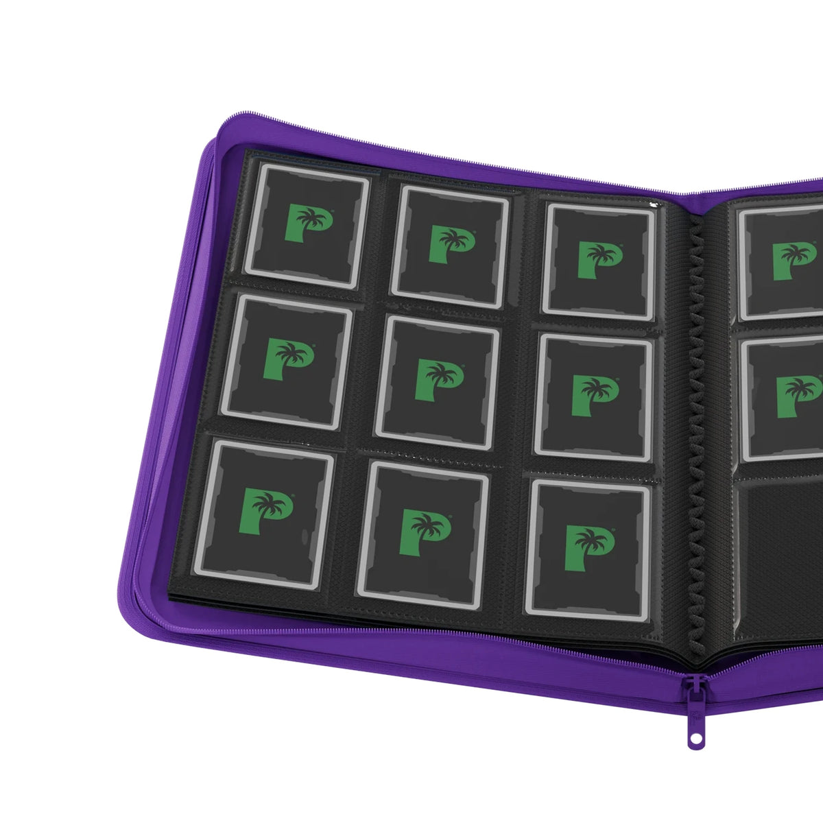 Palms Off Gaming - Collector's Series 9 Pocket Zip Binder - Purple
