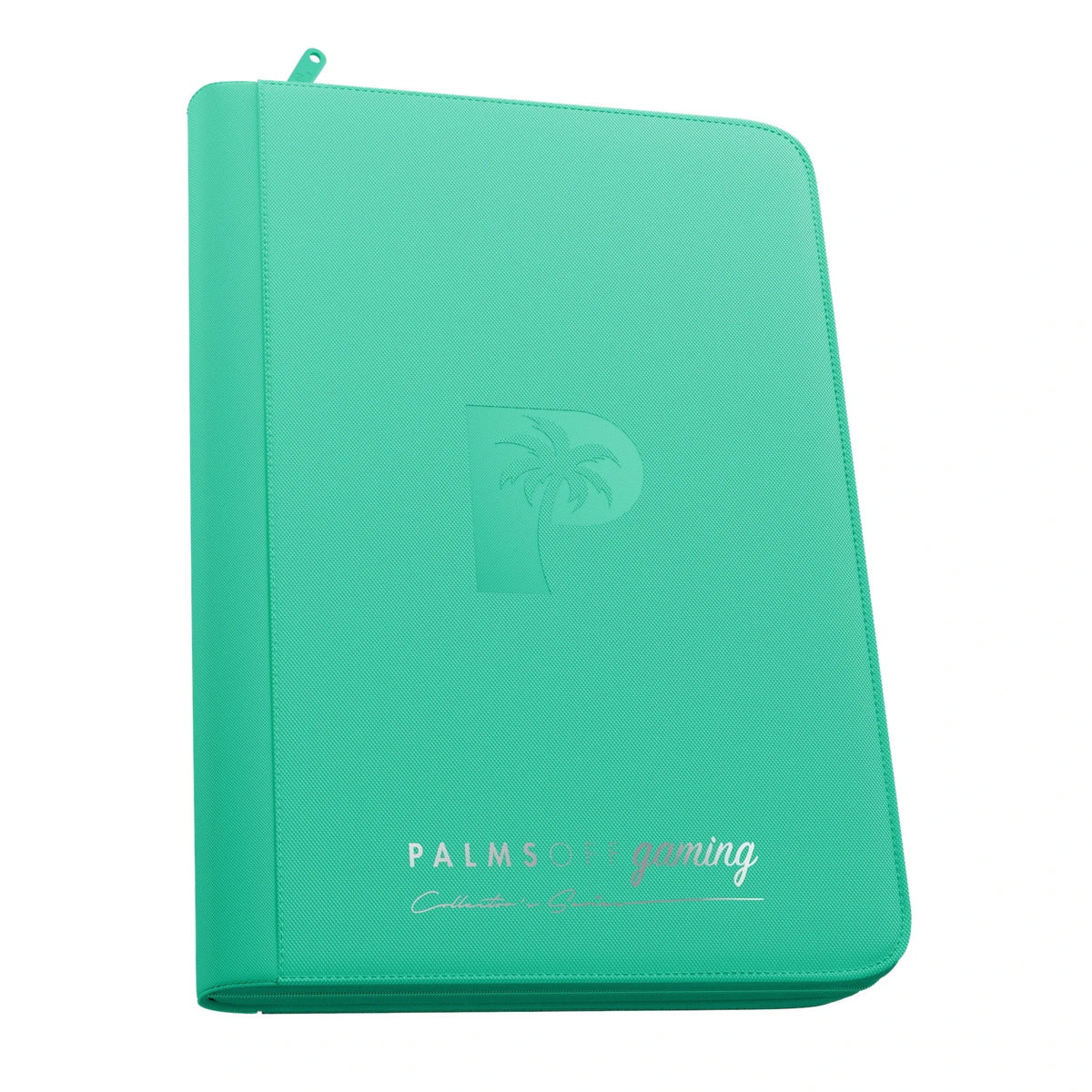 Palms Off Gaming - Collector's Series 9 Pocket Zip Binder - Turquoise