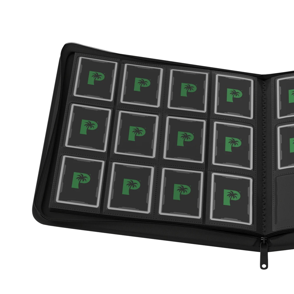 Palms Off Gaming - Collector's Series 12 Pocket Zip Binder - Black