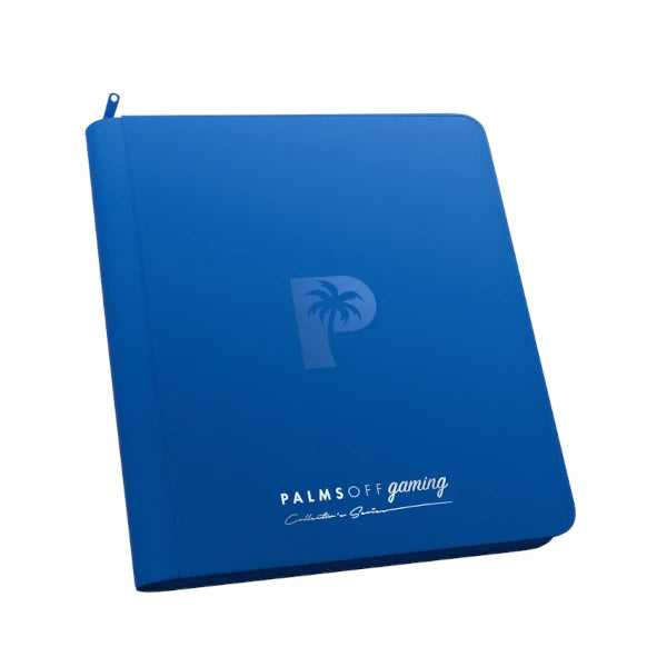 Palms Off Gaming - Collector's Series 12 Pocket Zip Binder - Blue