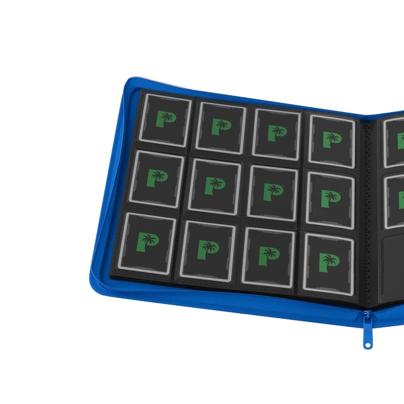 Palms Off Gaming - Collector's Series 12 Pocket Zip Binder - Blue