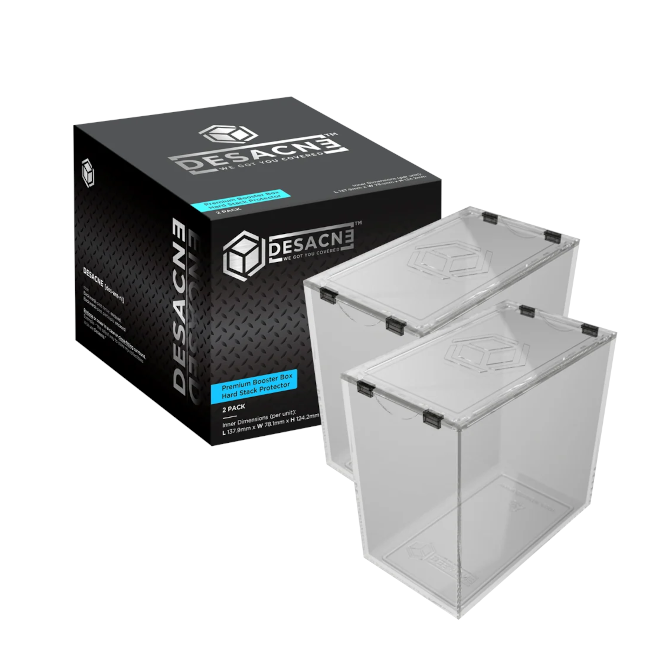 Desacne - Booster Box Acrylic Case - 2 Pack