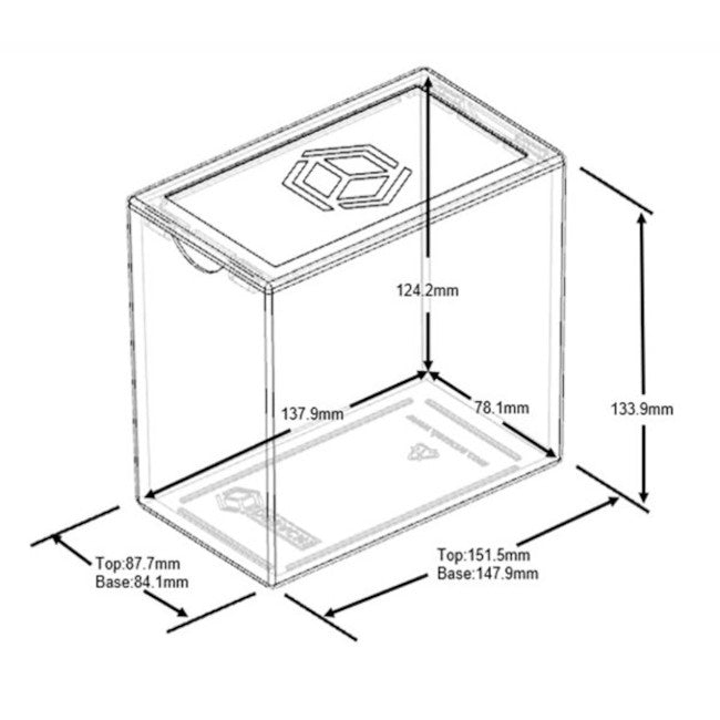 Desacne - Booster Box Acrylic Case - 2 Pack