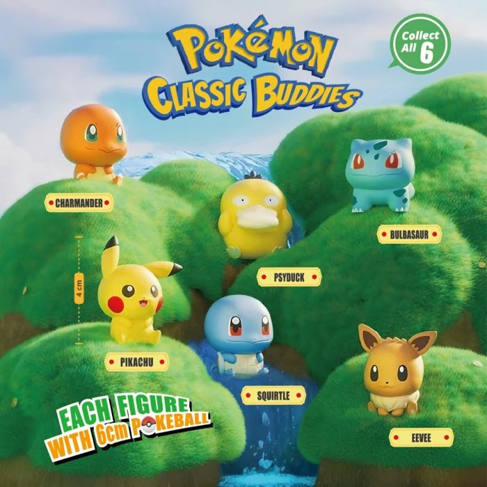 Pokemon Classic Buddies Capsule Toy