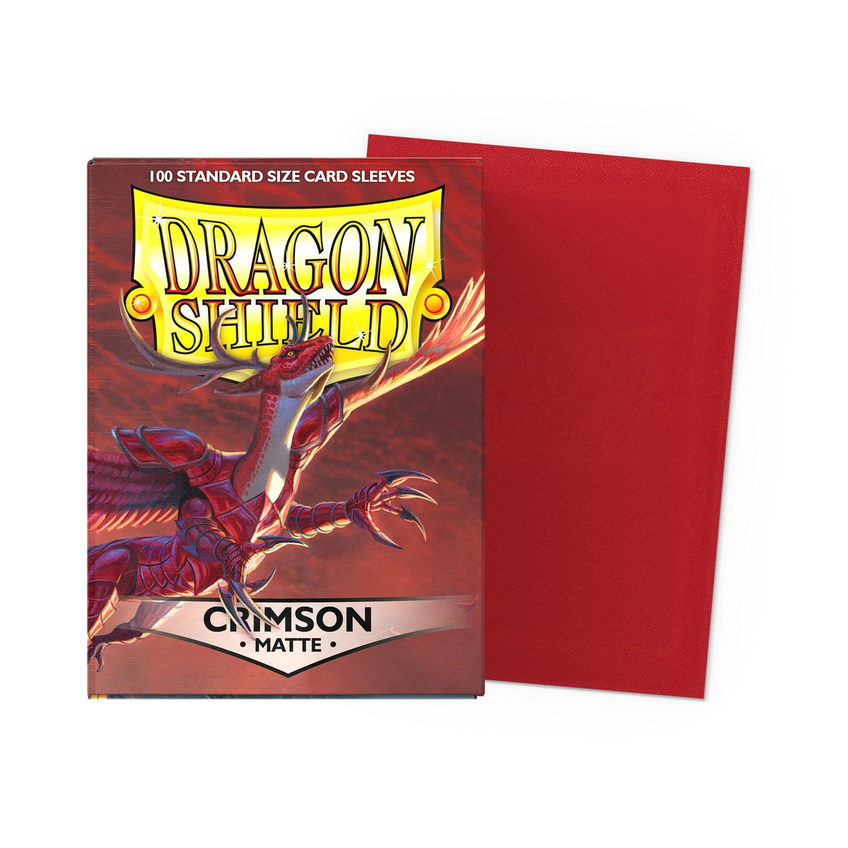 Dragon Shield Sleeves - Matte Crimson