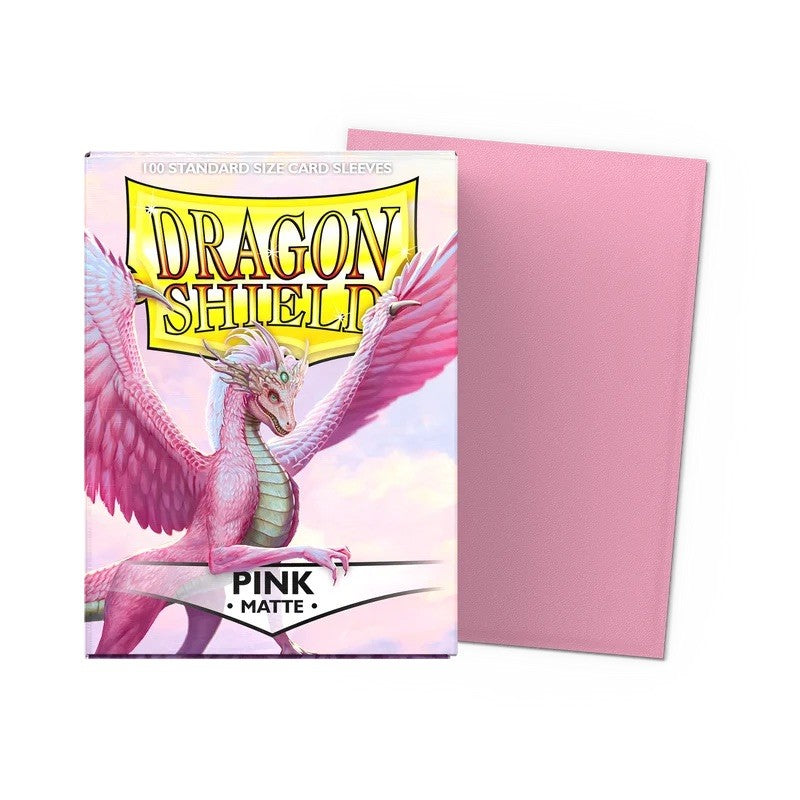 Dragon Shield Sleeves - Matte Pink