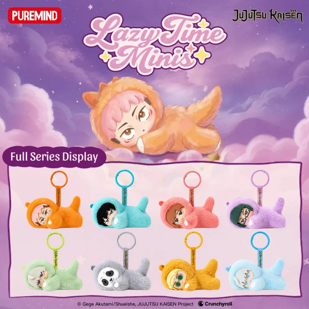 Jujutsu Kaisen JJK - Vinyl Plush Lazy Time Minis Blind Box