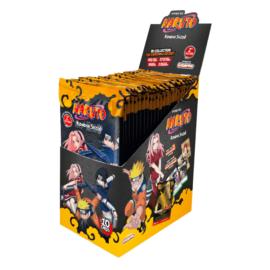 Naruto Mythos TCG – Konoha Shido Booster Box (2nd Edition)
