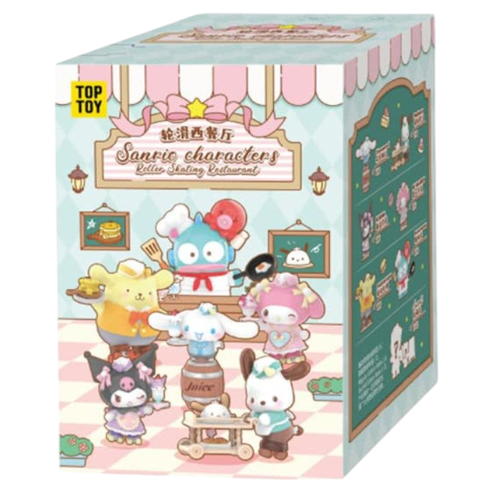 Sanrio Characters Roller Skating Restaurant Vinyl Figures Blind Box