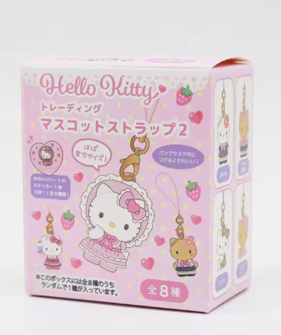 Sanrio Hello Kitty Mascot Strap Vol.2 Mystery Blind Box