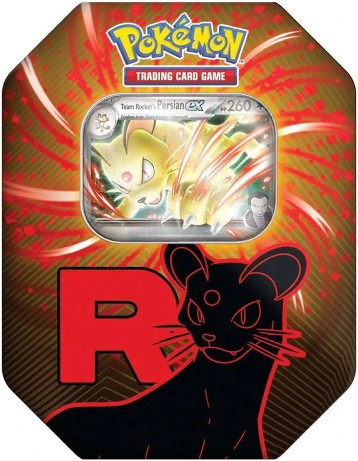 Pokemon TCG Team Rocket Persian Tin