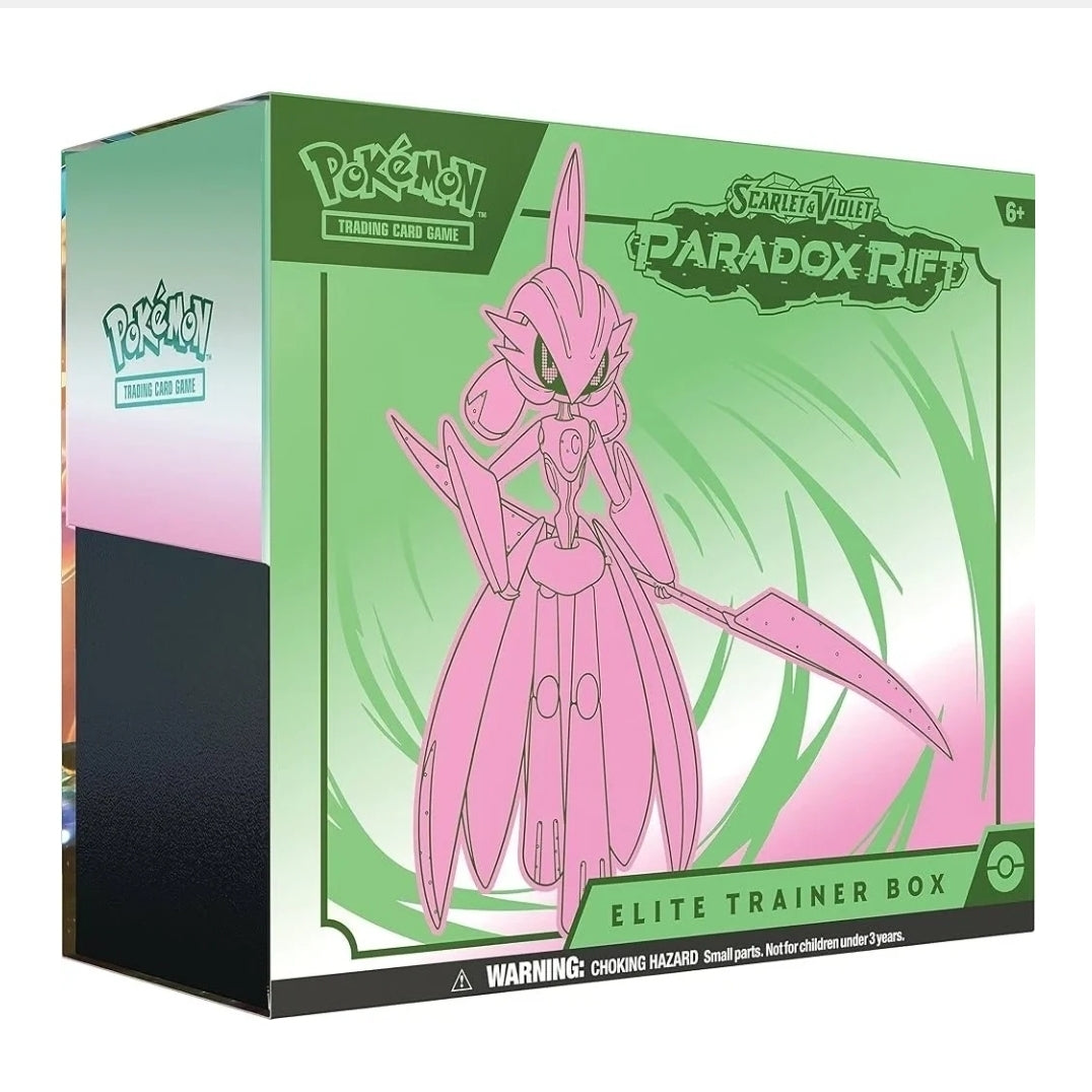 Pokemon TCG Paradox Rift (Iron Valiant) Elite Trainer Box ETB